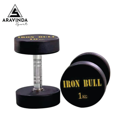 IRONBULL Set Rubber Dumbbell with IRONBULL Logo 1 - 10 KG