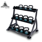 LIVEPRO 3 Tier Kettlebell Rack