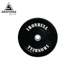 IRONBULL Black Rubber Bumper Plate 10 KG